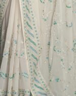 Embroidered Georgette Saree - Image 2